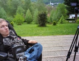 Despite disability, young man directs film — in Lourdes, France