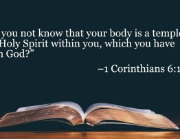 Your Daily Bible Verses — 1 Corinthians 6:19