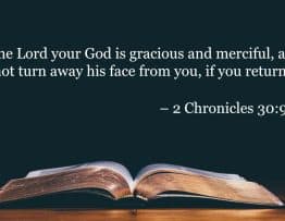 Your Daily Bible Verses — 2 Chronicles 30:9b