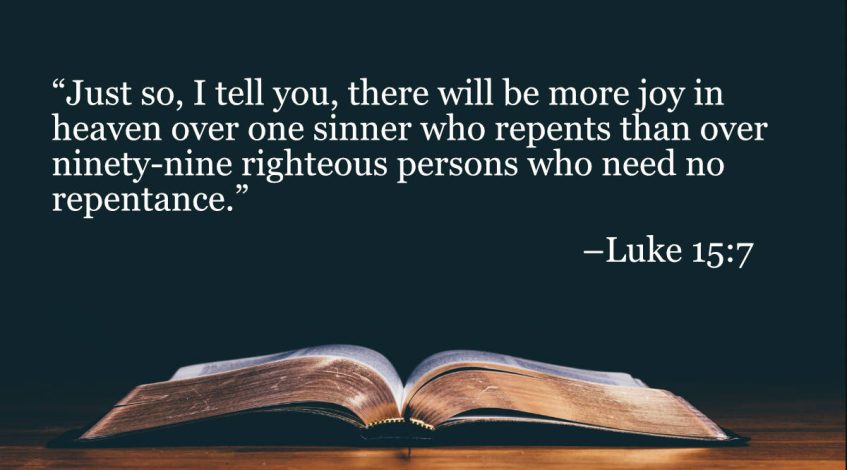 Your Daily Bible Verses — Luke 15:7