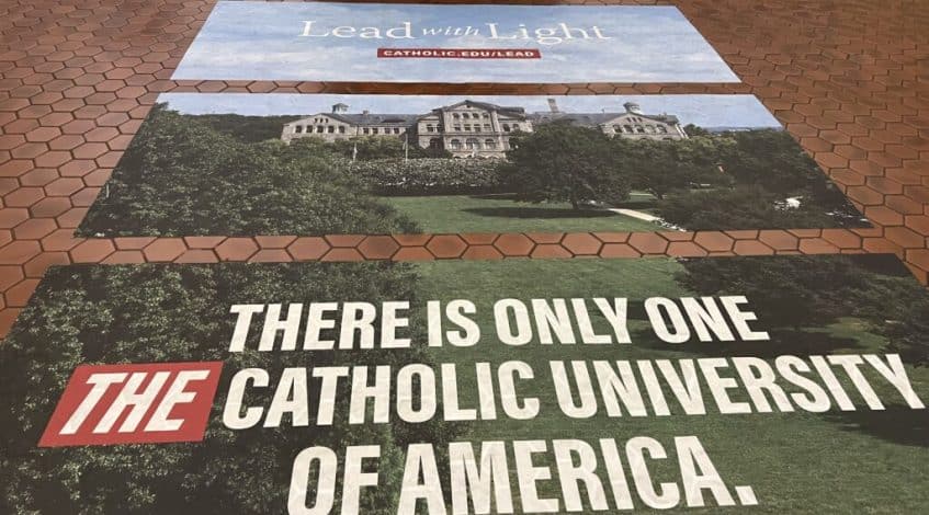 Catholic identity at heart of Catholic University’s new ‘Lead with Light’ brand